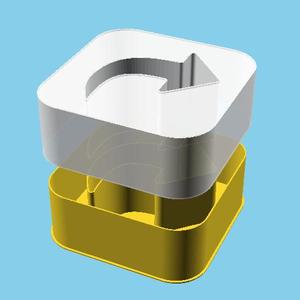 Square with an arrow (Redo), nestable box (v1)