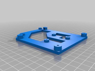 BTT SKR MINI E3 V3 mounting plate for CR-10 V3 V2