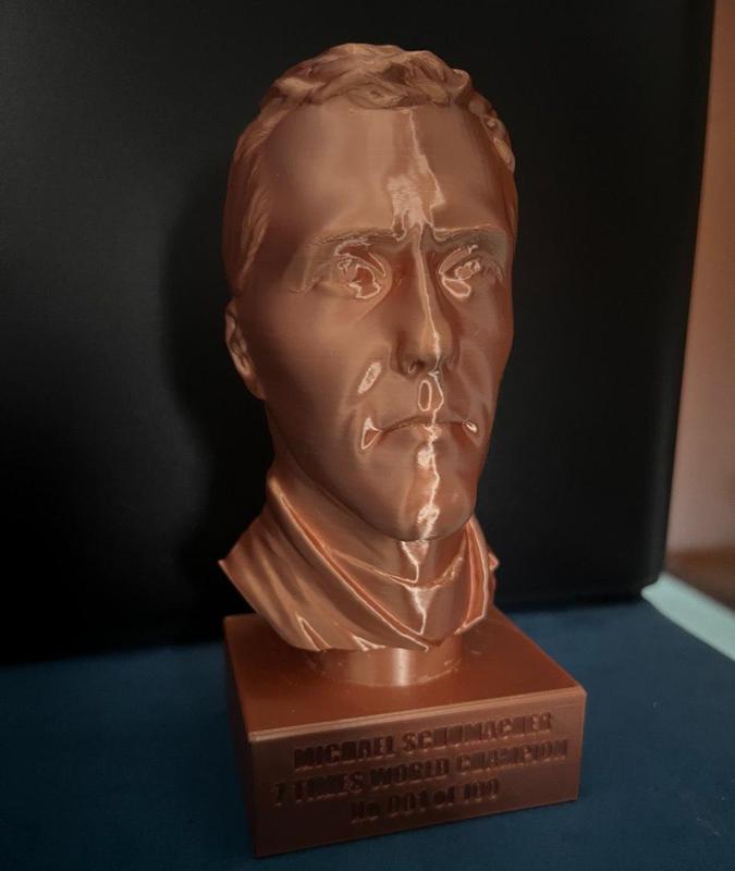 Michael Shumacher Bust