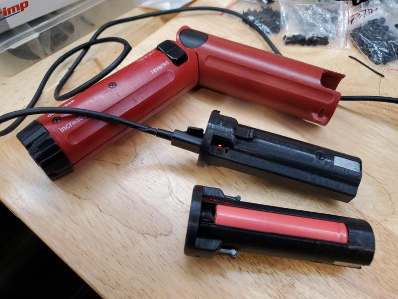 18650 battery compatible with Milwaukee 2.4V screwdriver