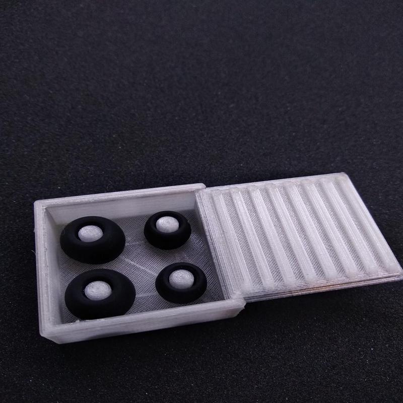 Earbud storage box