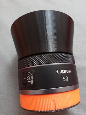canon rf 50 mm f1 8 stm sun visor