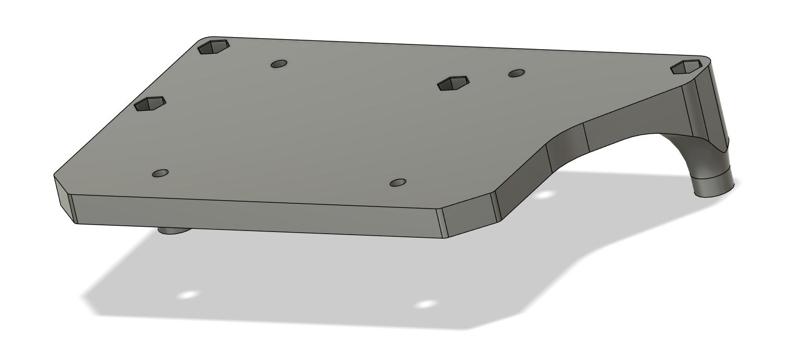 HW Max4 mount MCD V5 (RR5, XR5 etc) Rear