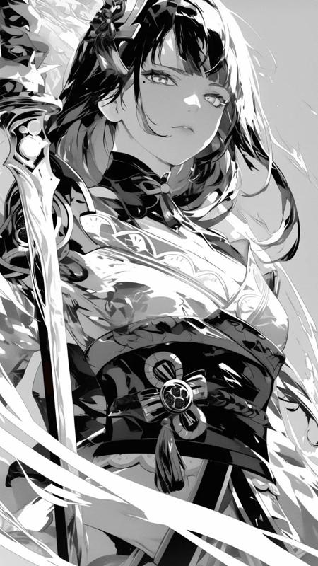 Raiden Shogun Keychain (Bookmark) Multicolor Printing Without AMS