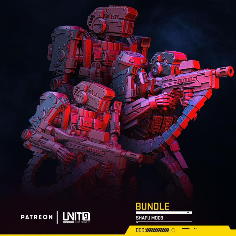 Cyberpunk - Shapu MAD3 - Nakamura Corp. drones BUNDLE