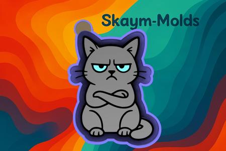 🙀 Not Impressed – Freshie, Ornament, Resin & Candle Mold