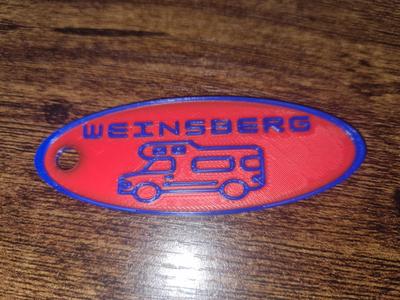 Motorhome Keyring Weinsberg