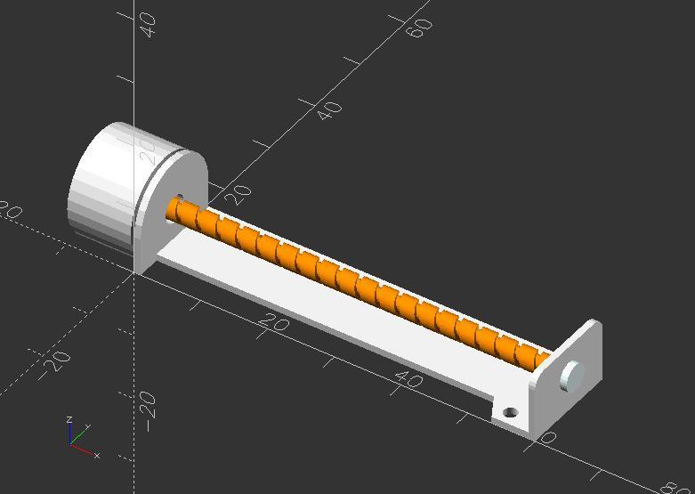 CD rom stepper motor device