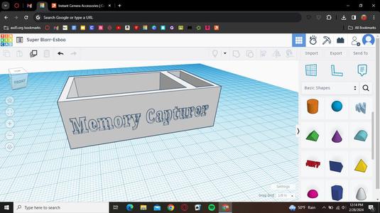 Instant Camera organizer works best with instax mini 9