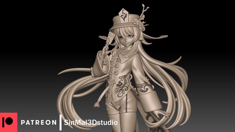 Genshin Impact HuTao 3d printable figure