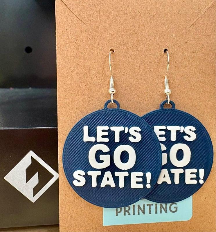 Let's Go State! Earrings