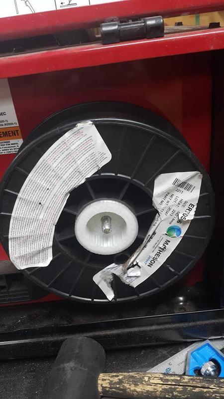 11Lb Spool Adapter for smaller Lincoln Welders