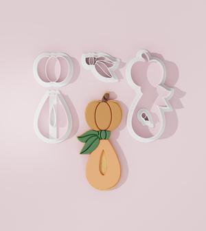 Pumpkin Baby Shower #4 Cookie Cutter with CCHub Logo