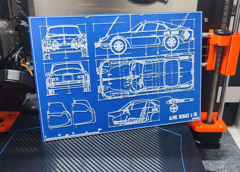 Blueprint Alpine A110