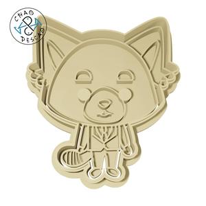 Resasuke Aggretsuko (no 12) - Cookie Cutter - Fondant - Polymer Clay