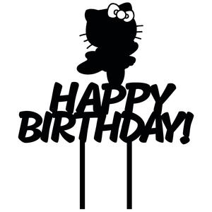 HELLO KITTY CAKE TOPPER