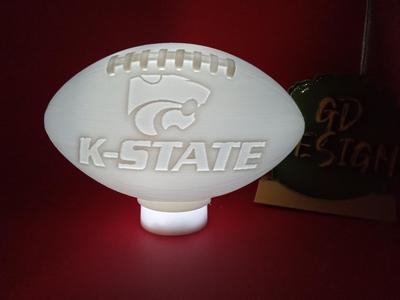 Kansas State Wildcats 3D NFL FOOTBALL TEALIGHT