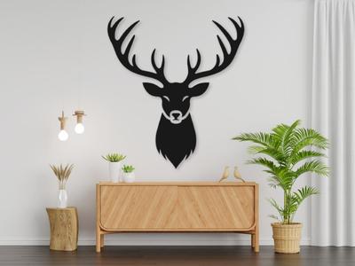 Deer Wall Decor 2D 2
