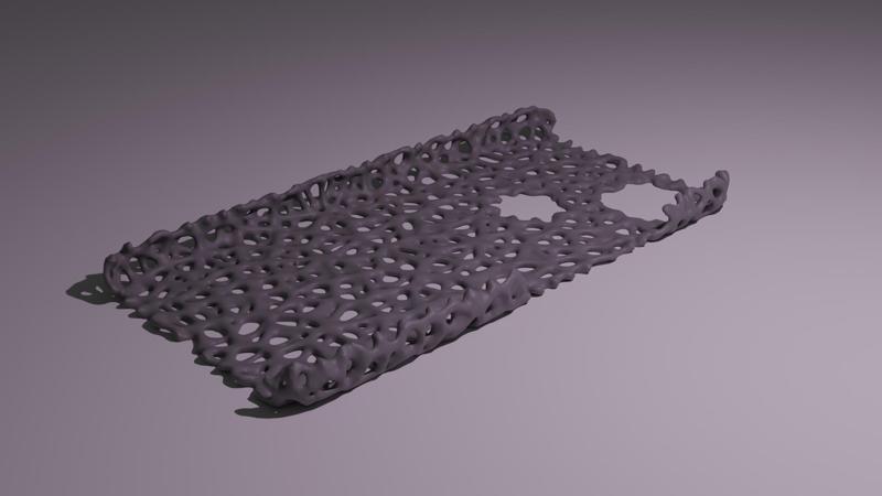 Voronoi Pixel 4a case (PETG)