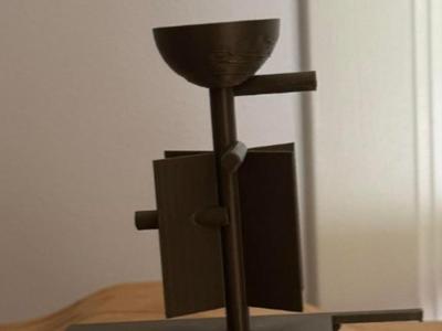 Openscad jewelry ship designed by a blind person