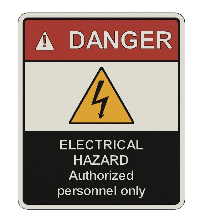 SIGN - ELECTRICAL HAZARD