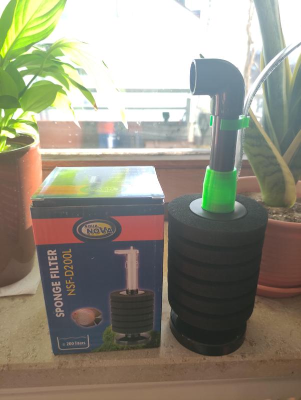 Aquarium Sponge Filter Adapter to 20mm Pipe | Schwammfilter Adapter auf 20mm Rohr | NSF-D200L | NSF-C80L