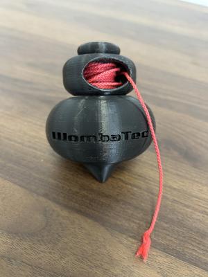Retro string gyro, vintage toy- Vintage Gyro Toy (String Powered Spinning Top STL)