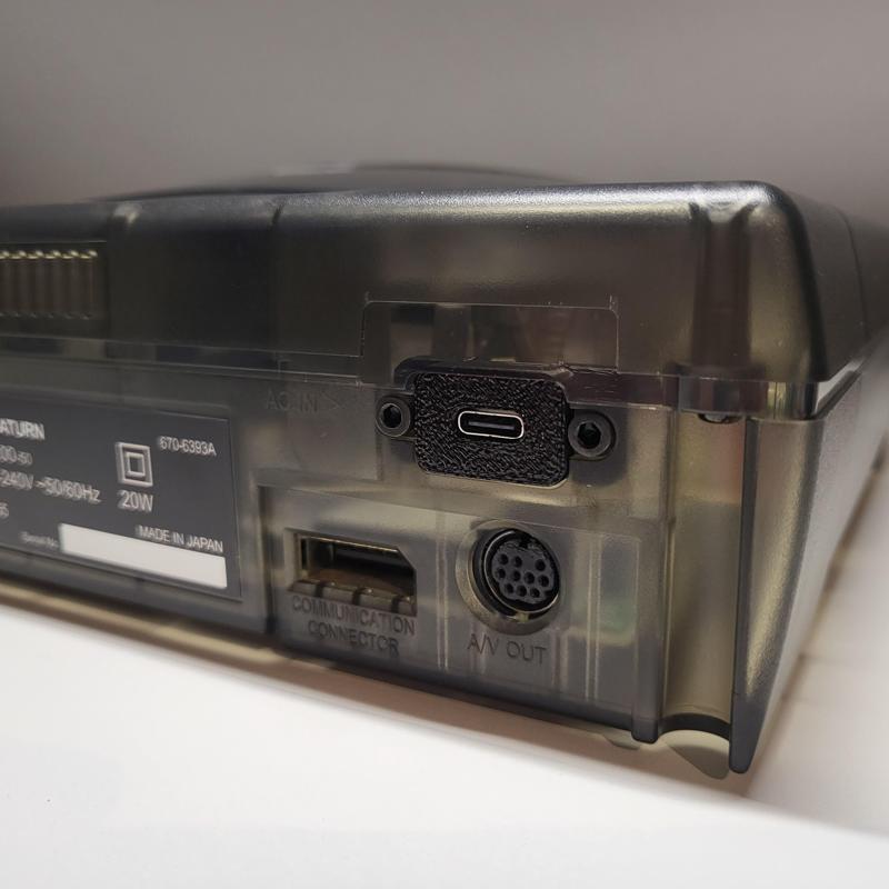 Sega Saturn USB-C for PicoPSU/ReSaturn