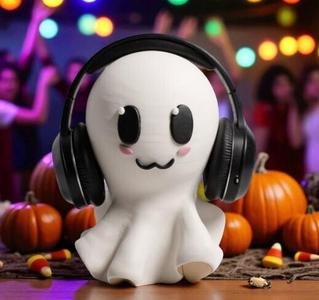 Headphone stand - Ghost girl