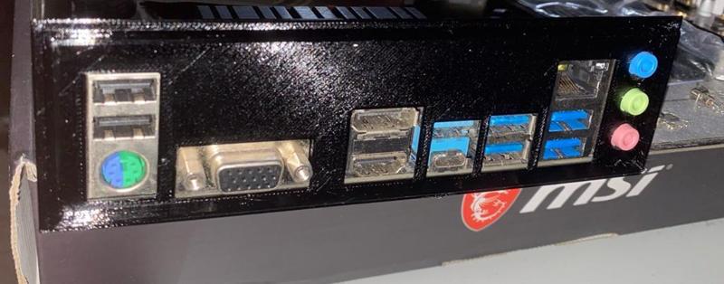 ASRock B450 Pro4 IO Shield