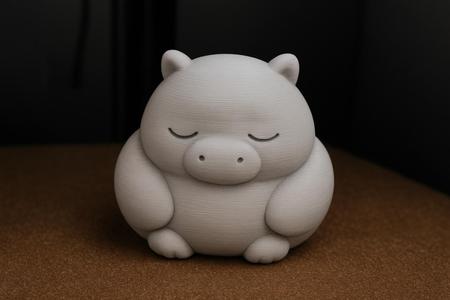 Cute Hippopotamus (Kawaii Style)