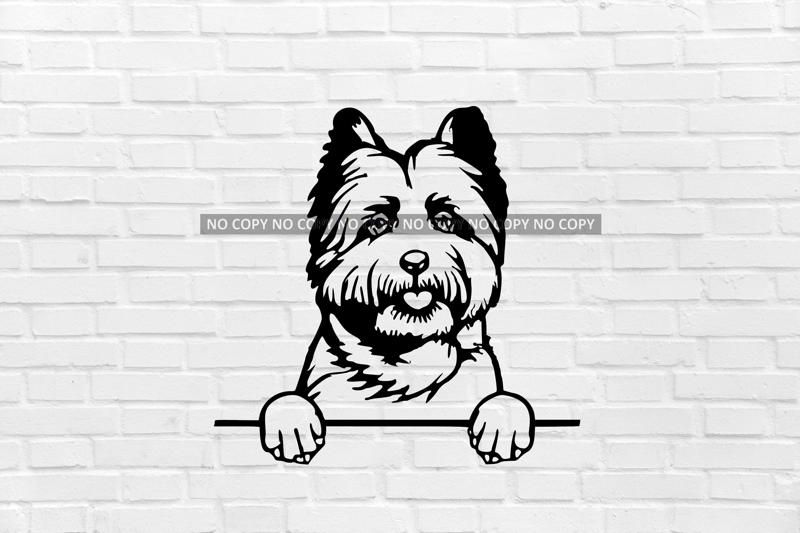 Cairn terrier dog wall decoration
