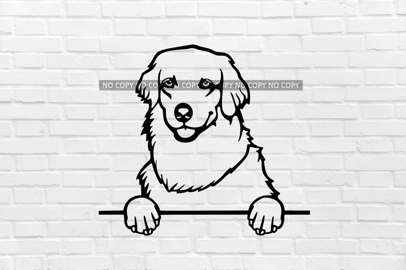 dog wall decoration Kuvasz