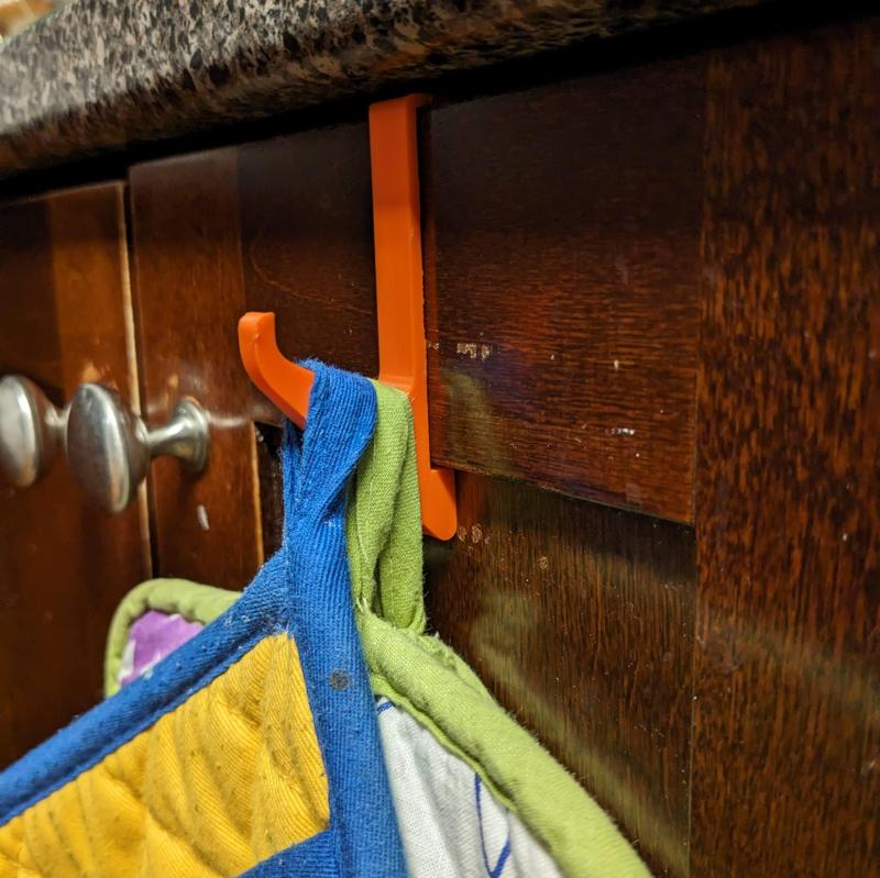 Kitchen Cabinet Towel Hook