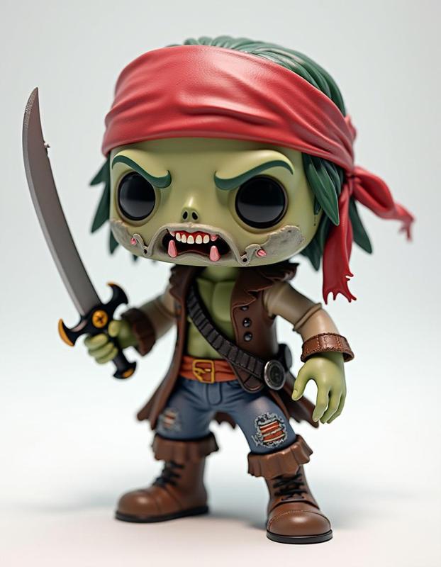 Figura pirata zombie