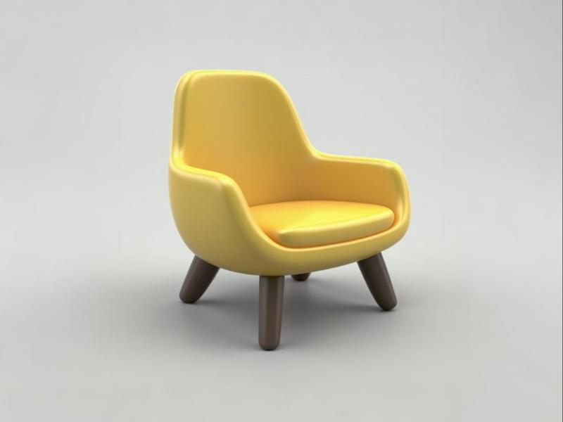 Sofa - Miniature Home Mini Furniture - Figurine Display Stand - Children's Coloring Toy