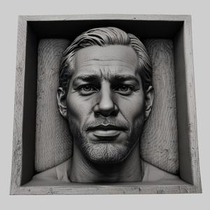 John Krasinski head relief actor