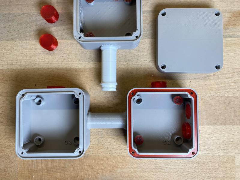 Junction Box Connector for Junction Box with gaskets (Bruno Germany)