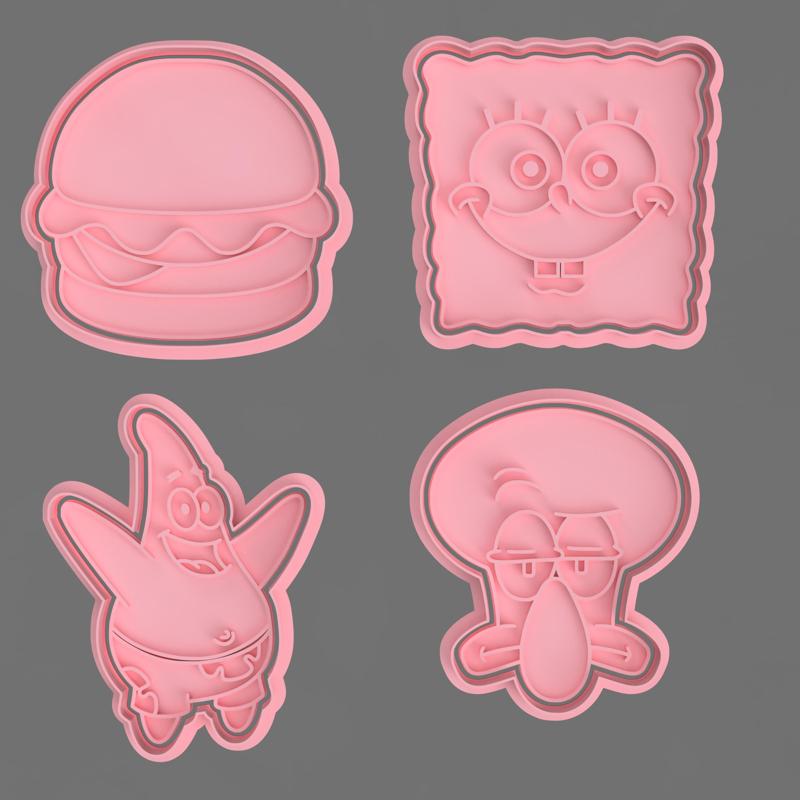 SPONGEBOB CUTTER FOR COOKIE AND FONDANT