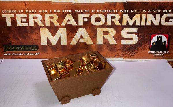 Terraforming Mars Organizers, Player Mat, Resource, & Tile Card Holders