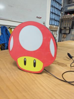 Mario Mushroom Lightbox