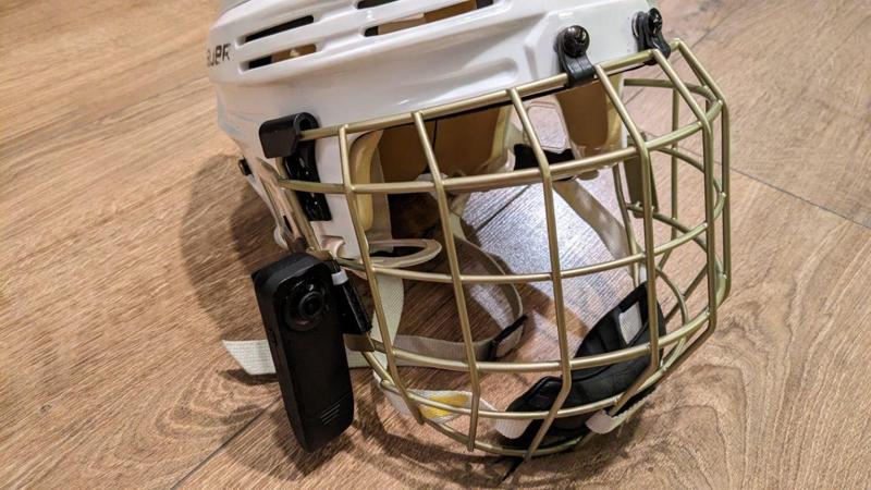 camera holder for hockey mask\helmet