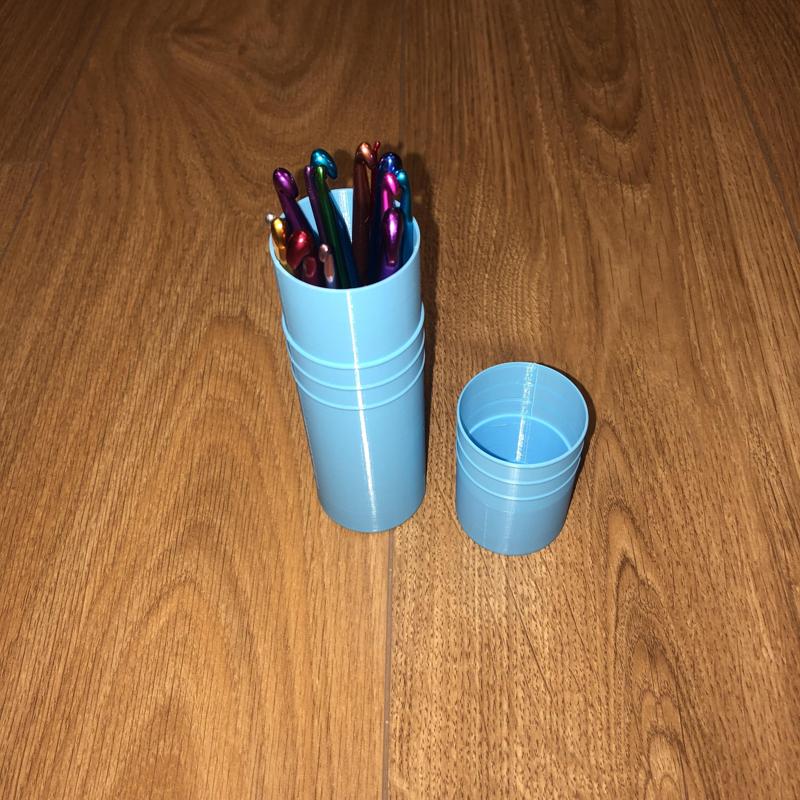 storage case for crochet hooks