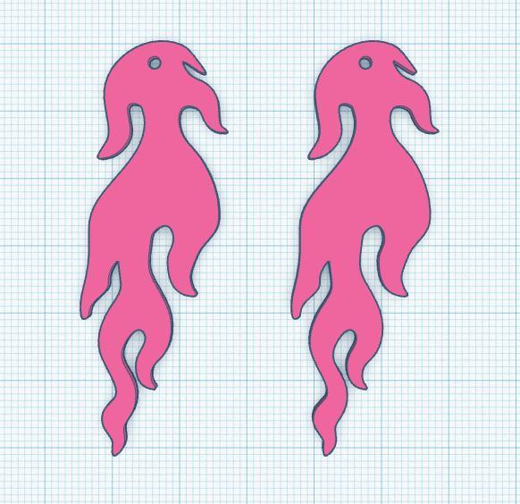 Flame hoops