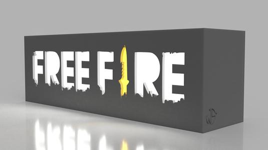 FREE FIRE LED LAMP USB