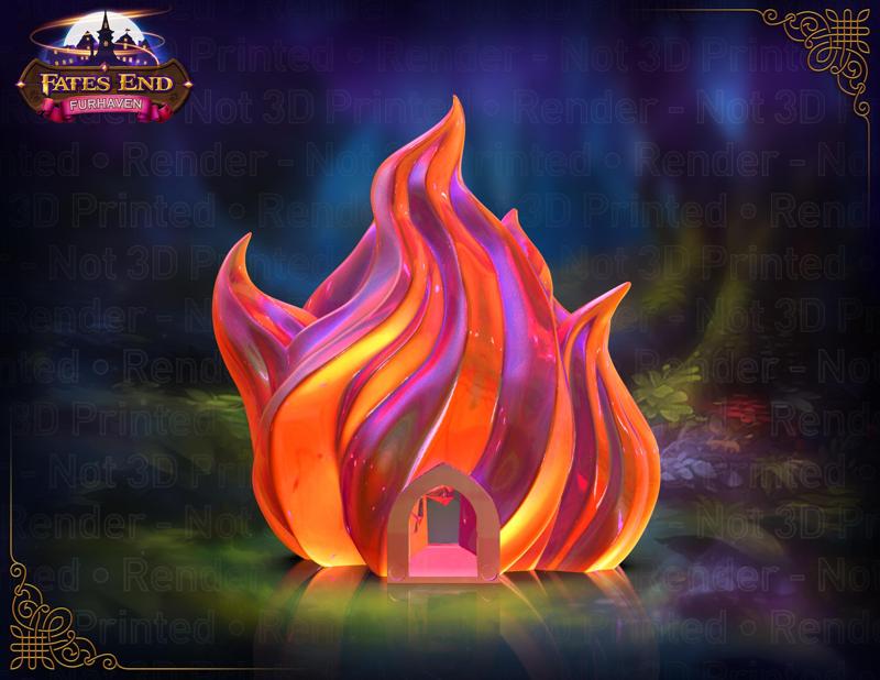 Sorcerer Flames Dice Vault - SUPPORT FREE!