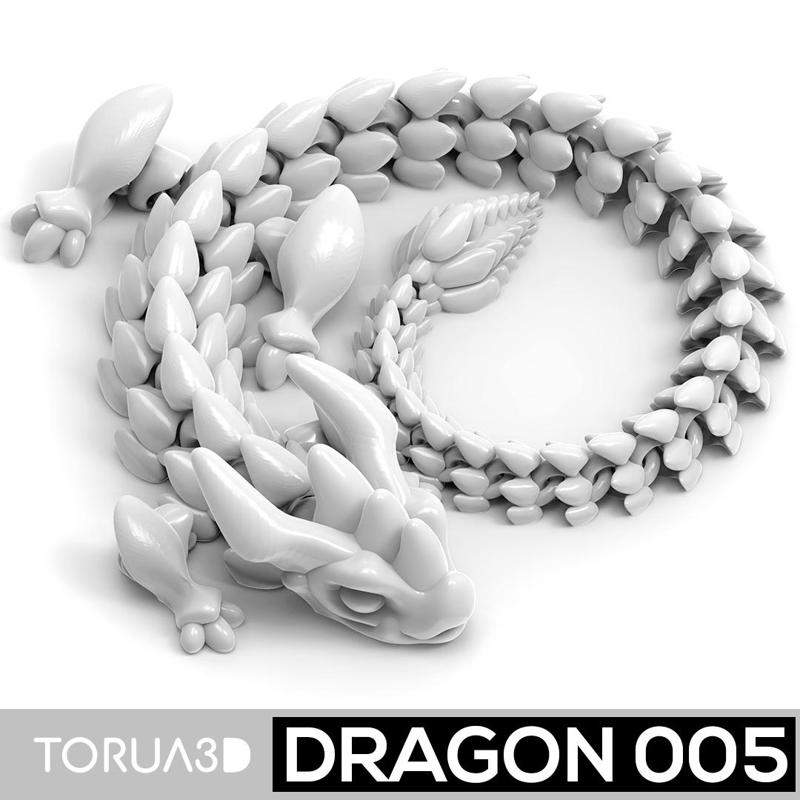 Articulated Dragon 005 | File STL