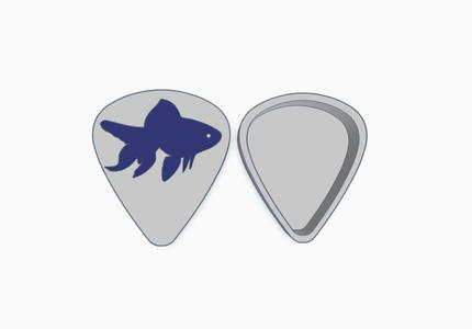 Fish Guitar Pick Holder