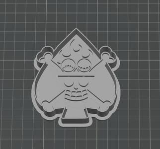 One Piece Ace Pirate Cookie Cutter Flag
