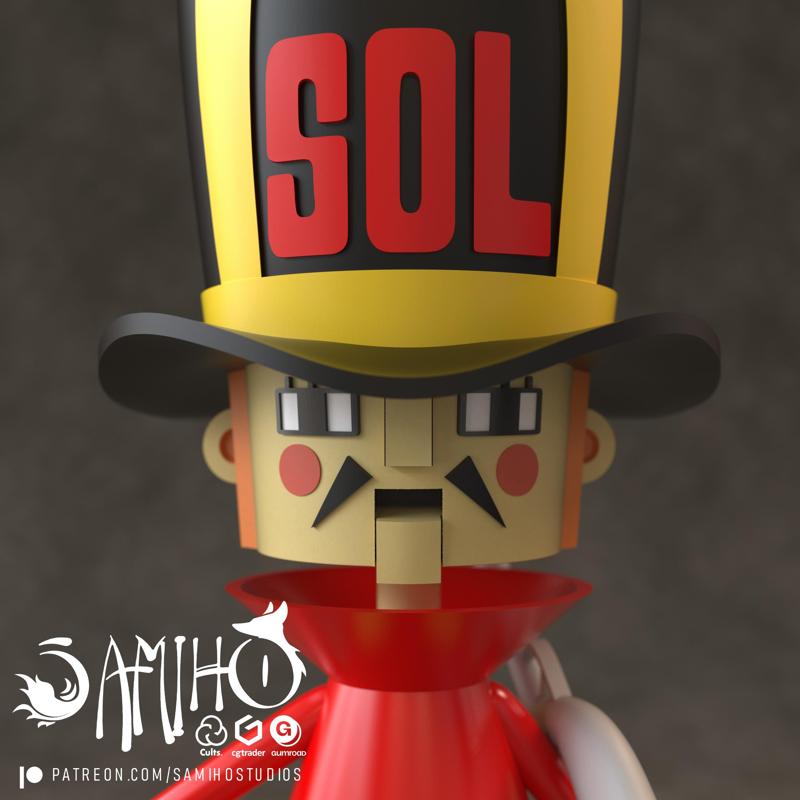 Samiho Studios - Thunder Soldier (Idle): STLs ready for printing